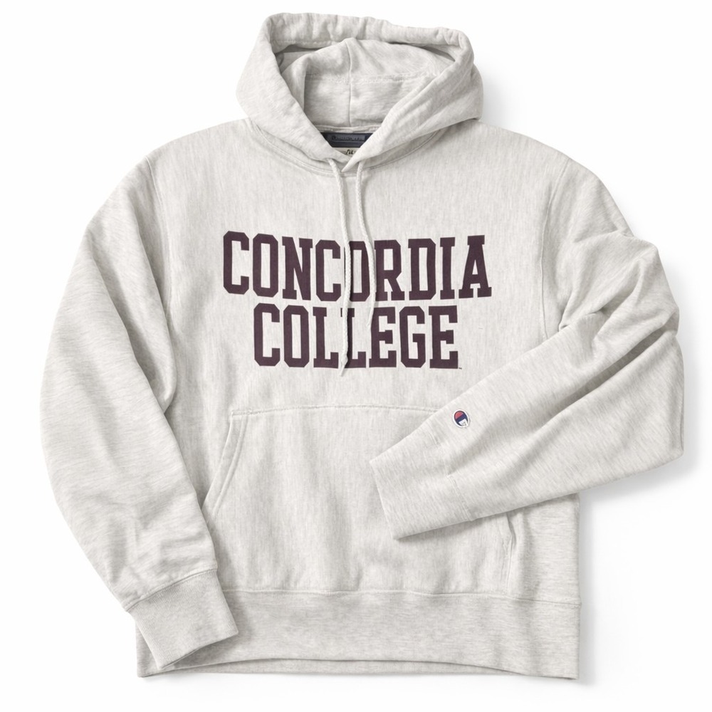 Champion‎ Reverse Weave Hoodie Concordia College Cobbers Men's Small Gray